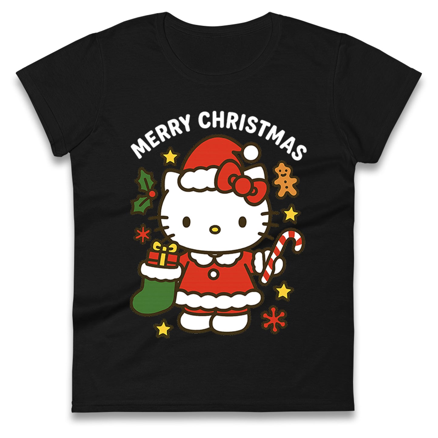 Hello Kitty Christmas Ladies T Shirt