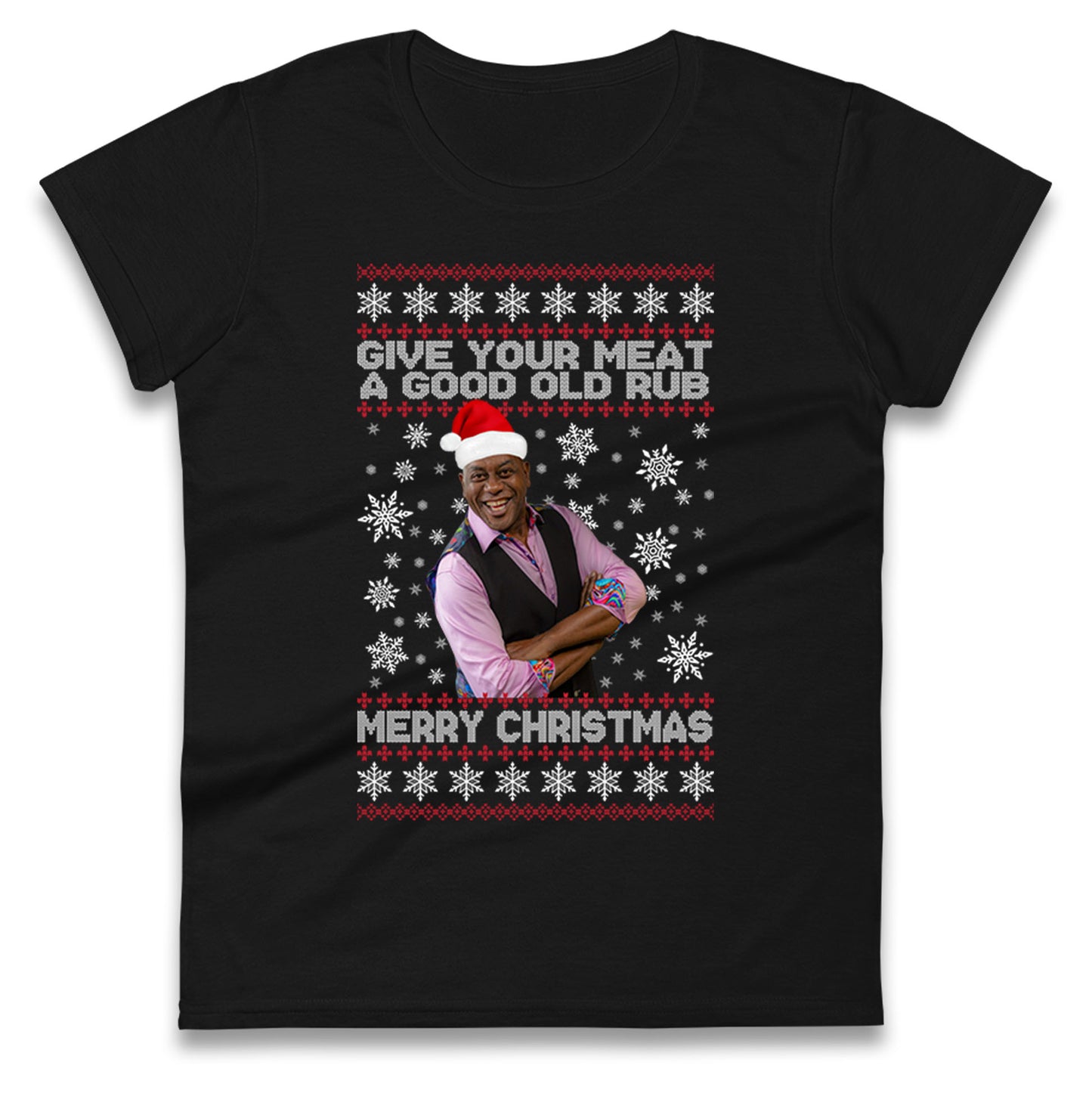 Ainsley Harriot Christmas Ladies T Shirt