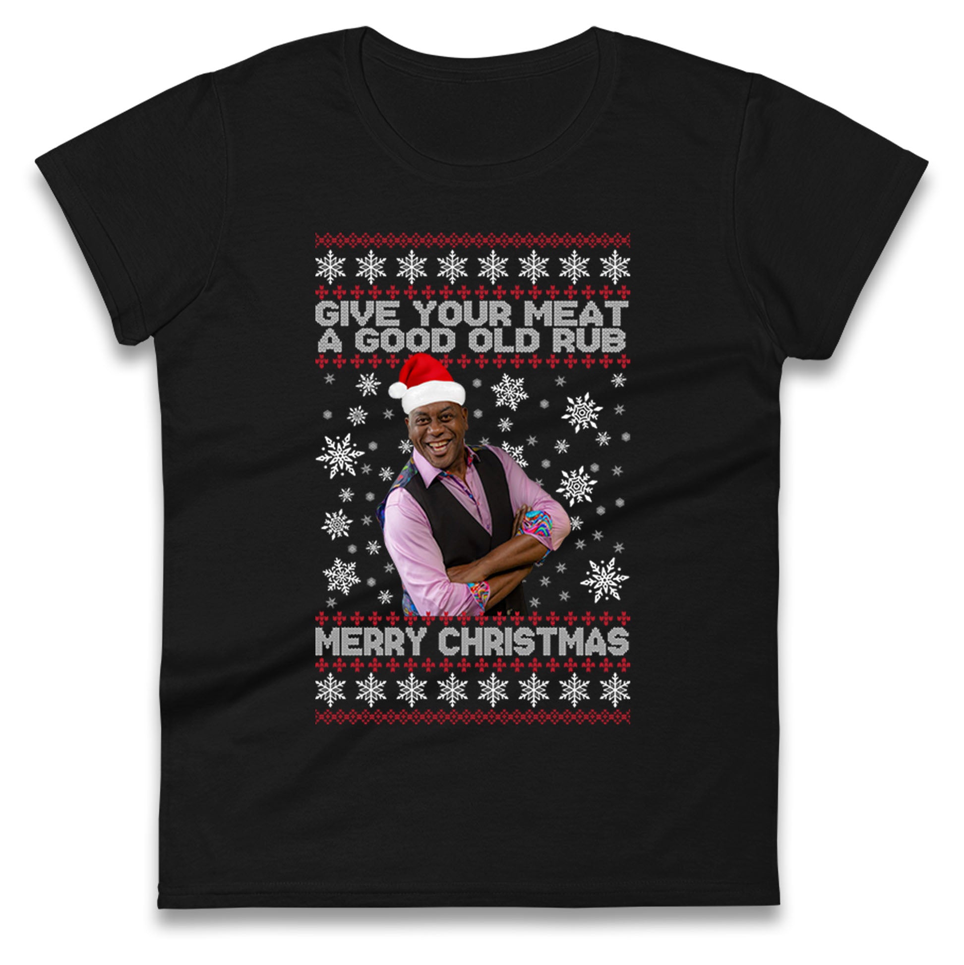 Ainsley Harriot Christmas Ladies T Shirt