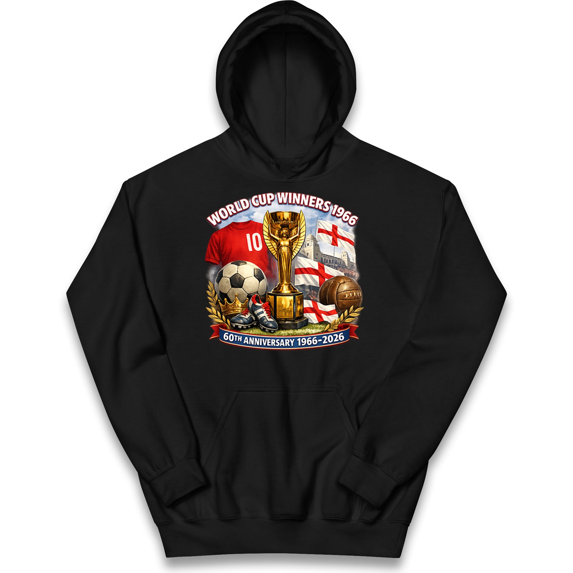 England World Cup 60th Anniversary Kids Hoodie