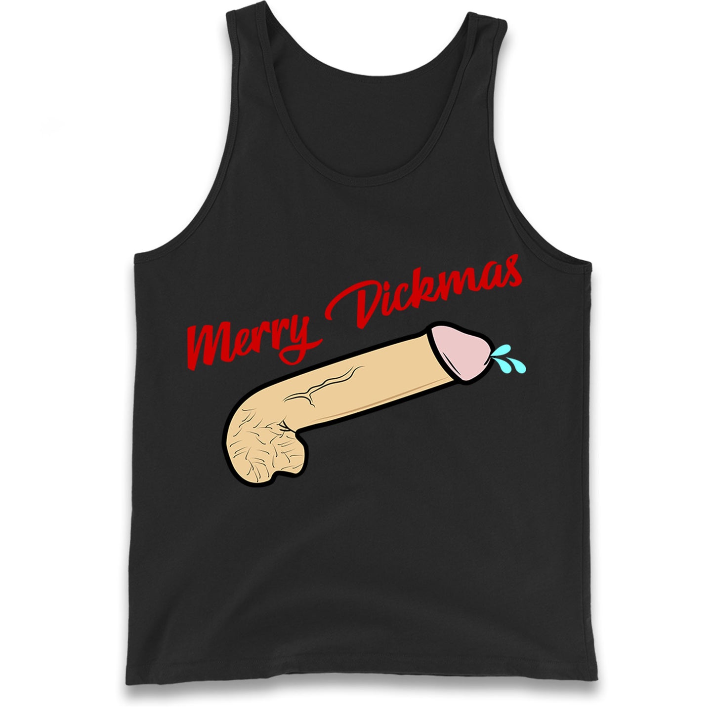 Merry Dickmas Funny Tank Top