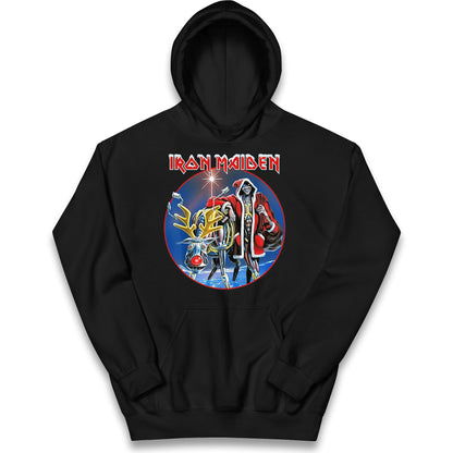 Iron Maiden Christmas Kids Hoodie