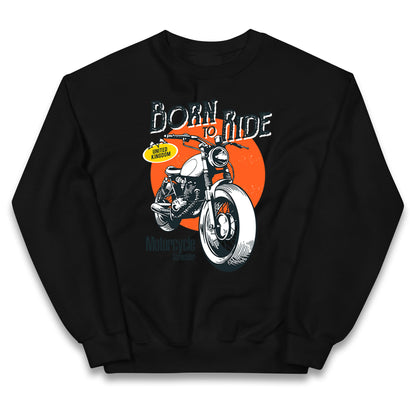 Born To Ride UK Kids Jumper