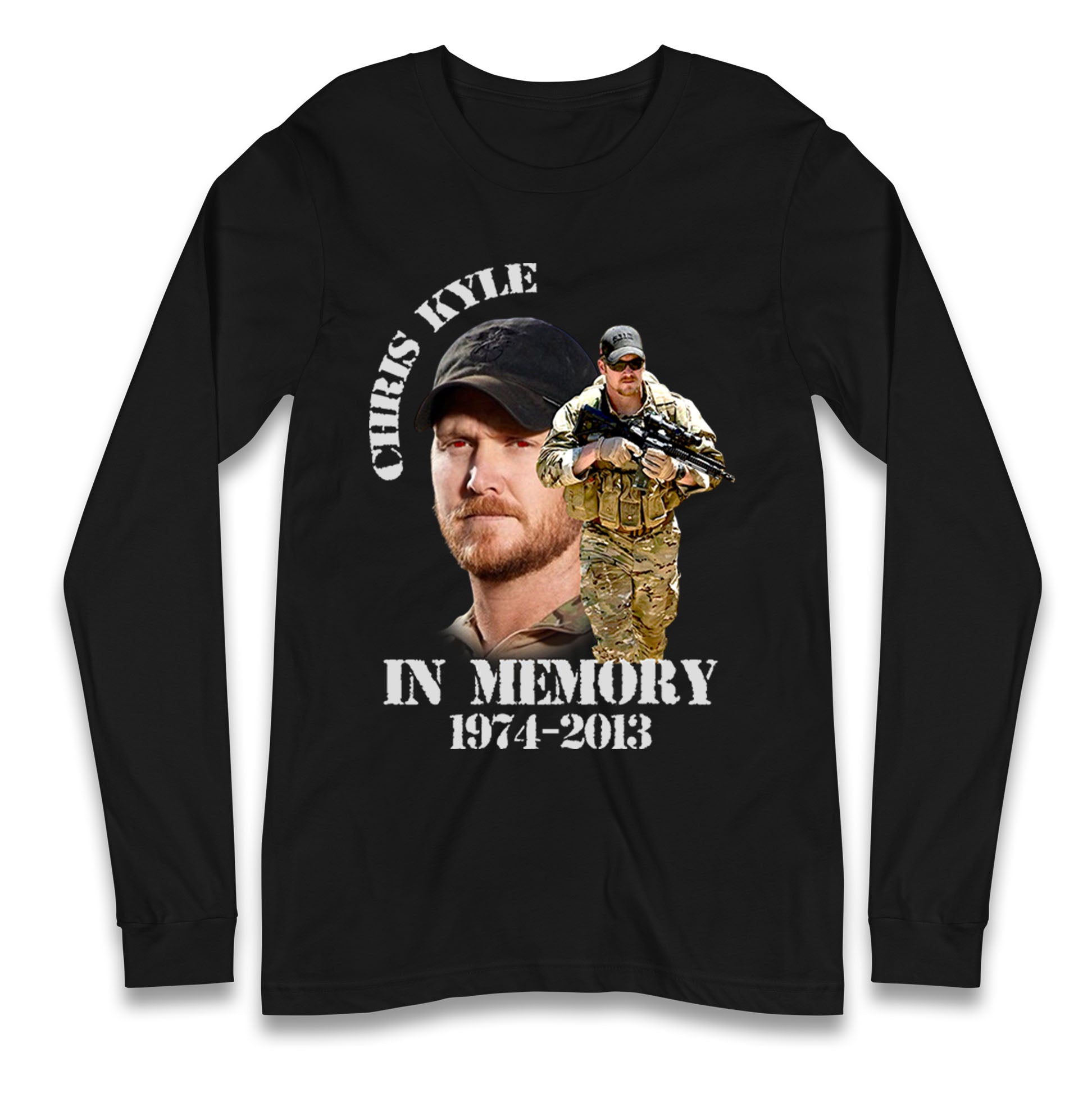 Chris Kyle Memorial Longsleeve T Shirt