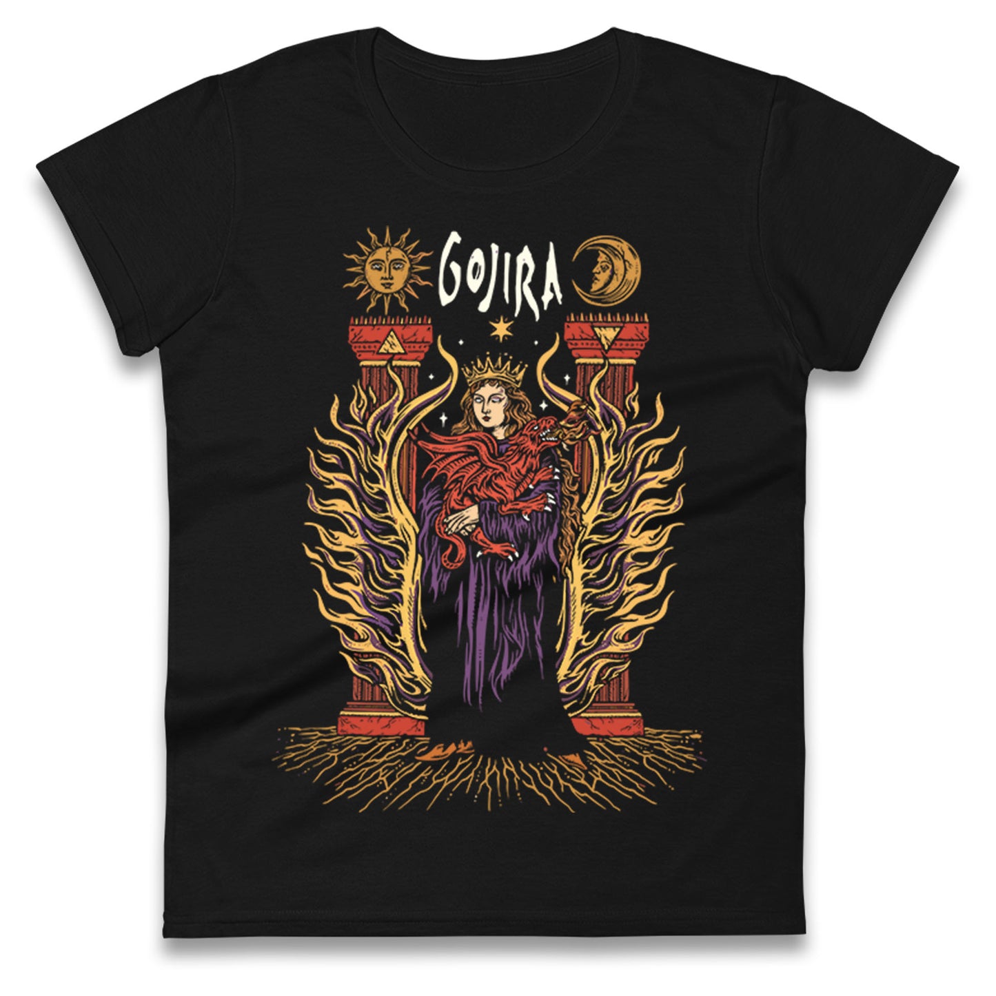 Gojira Rock Band Ladies T Shirt