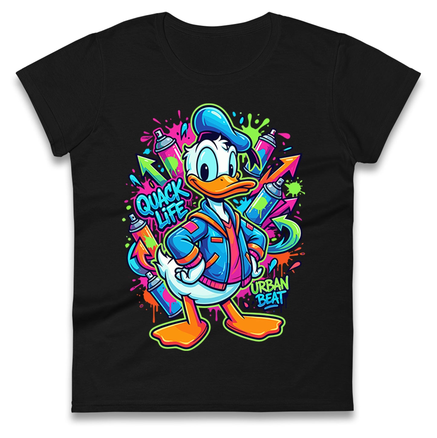 Donald Duck Ladies T Shirt