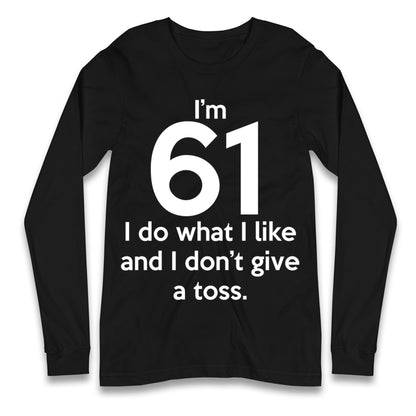 61th Birthday Longsleeve T Shirt