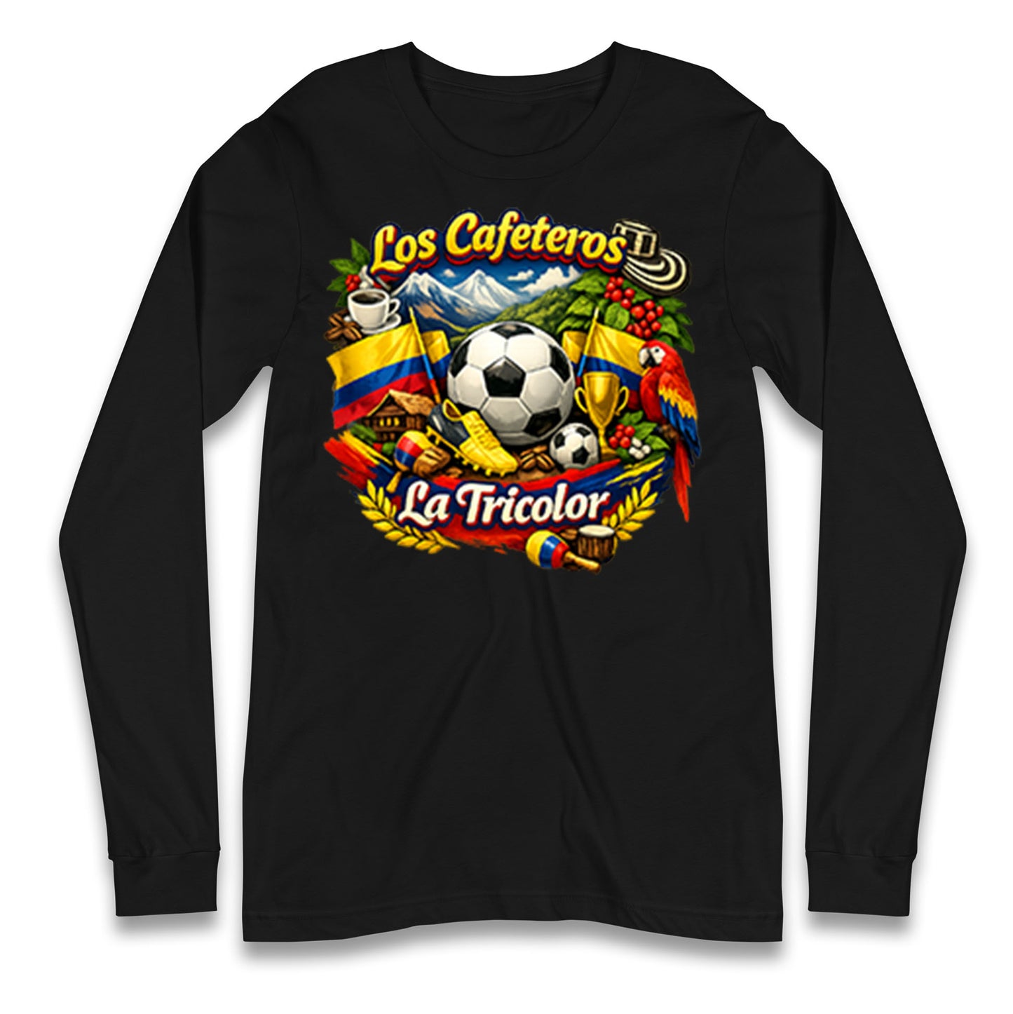 Colombia Football Longsleeve T Shirt
