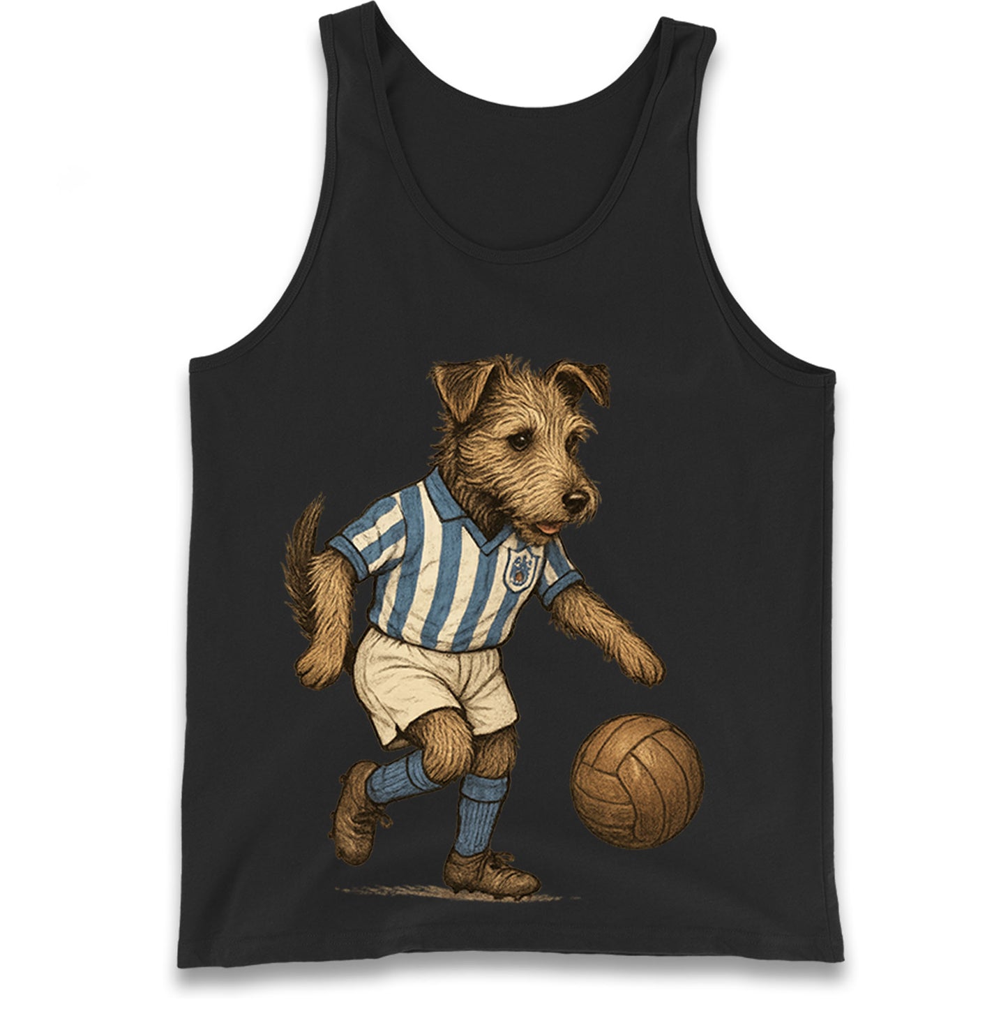 Retro Huddersfield Town Christmas Tank Top