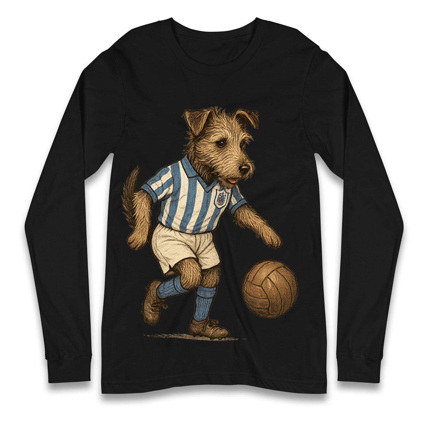 Retro Huddersfield Town Christmas Long Sleeve Shirt