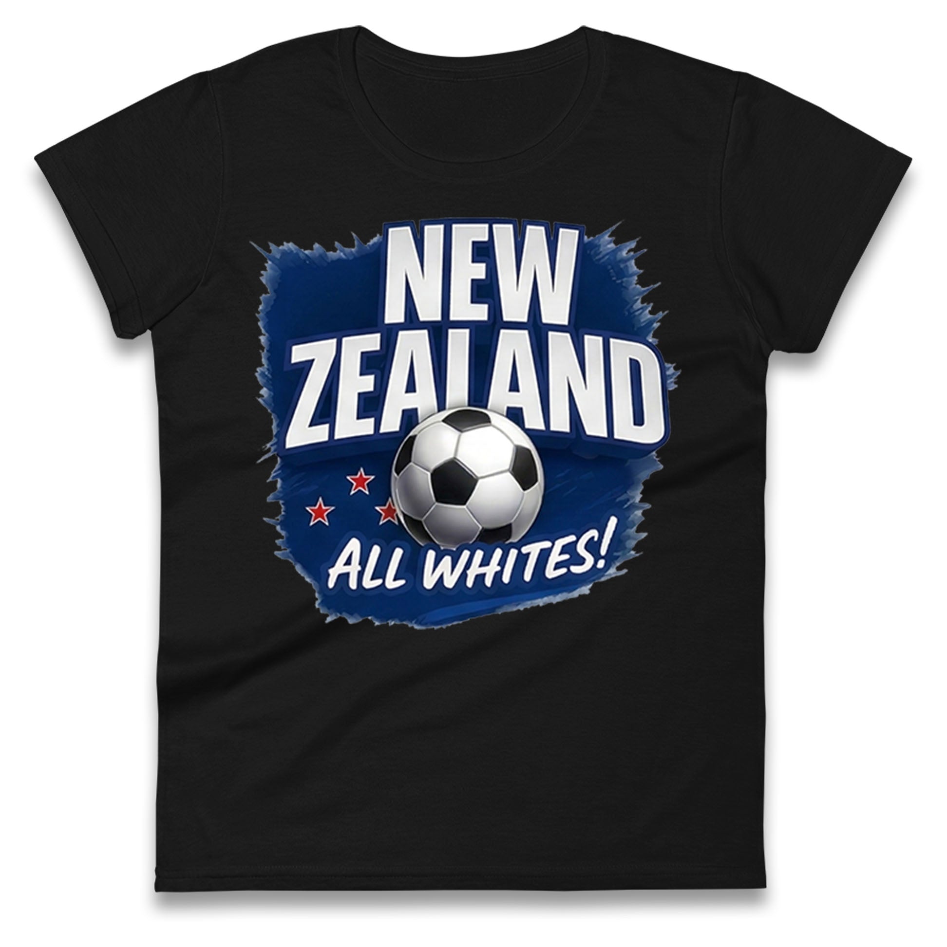 New Zealand Retro World Cup Ladies T Shirt