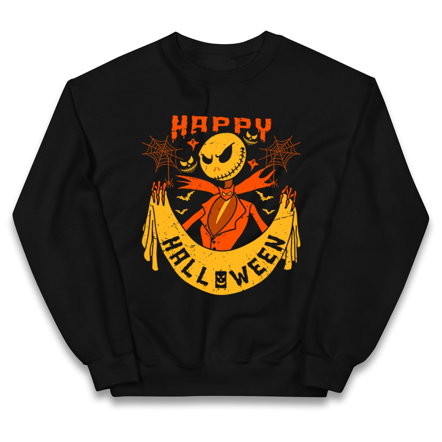 Jack Skellington Happy Halloween Kids Jumper