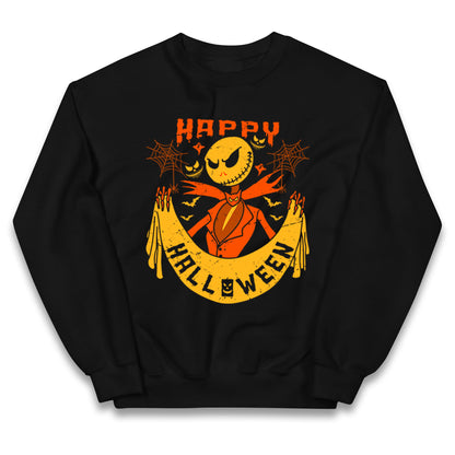 Jack Skellington Happy Halloween Kids Jumper