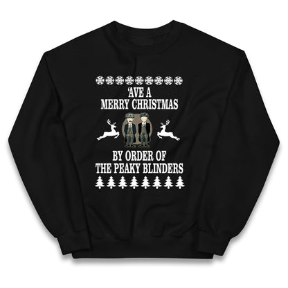 Peaky Blinders Christmas Kids Jumper
