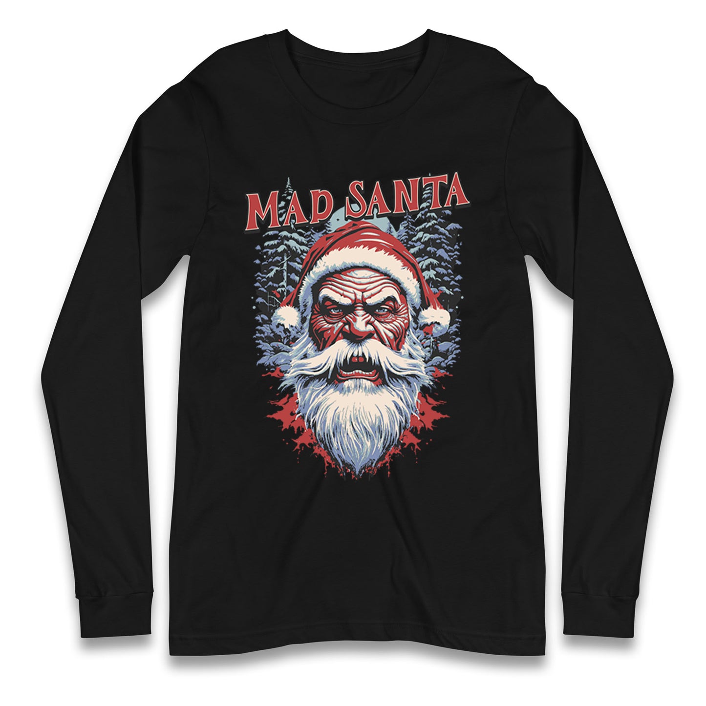 Mad Santa Longsleeve T Shirt