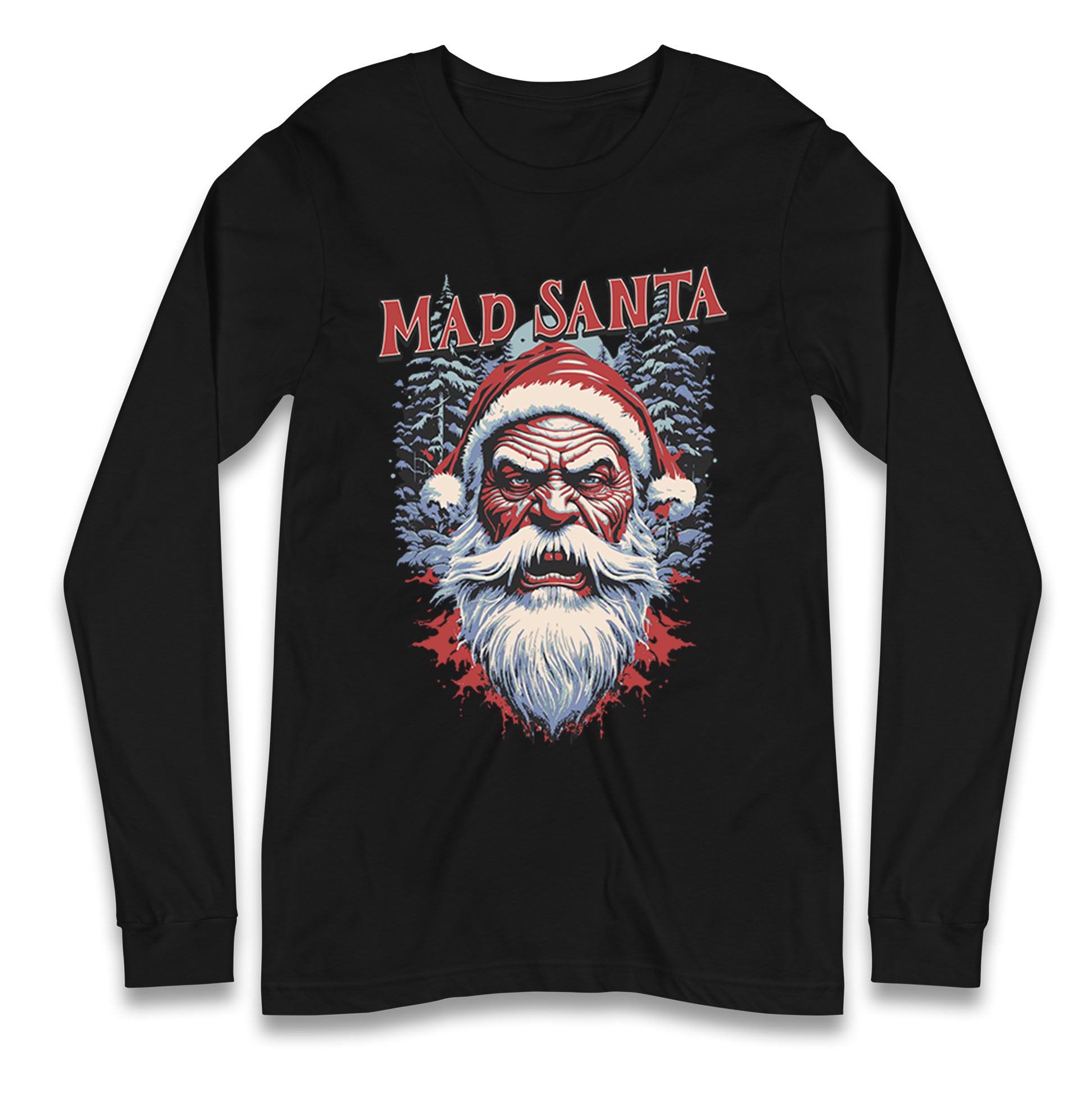 Mad Santa Longsleeve T Shirt