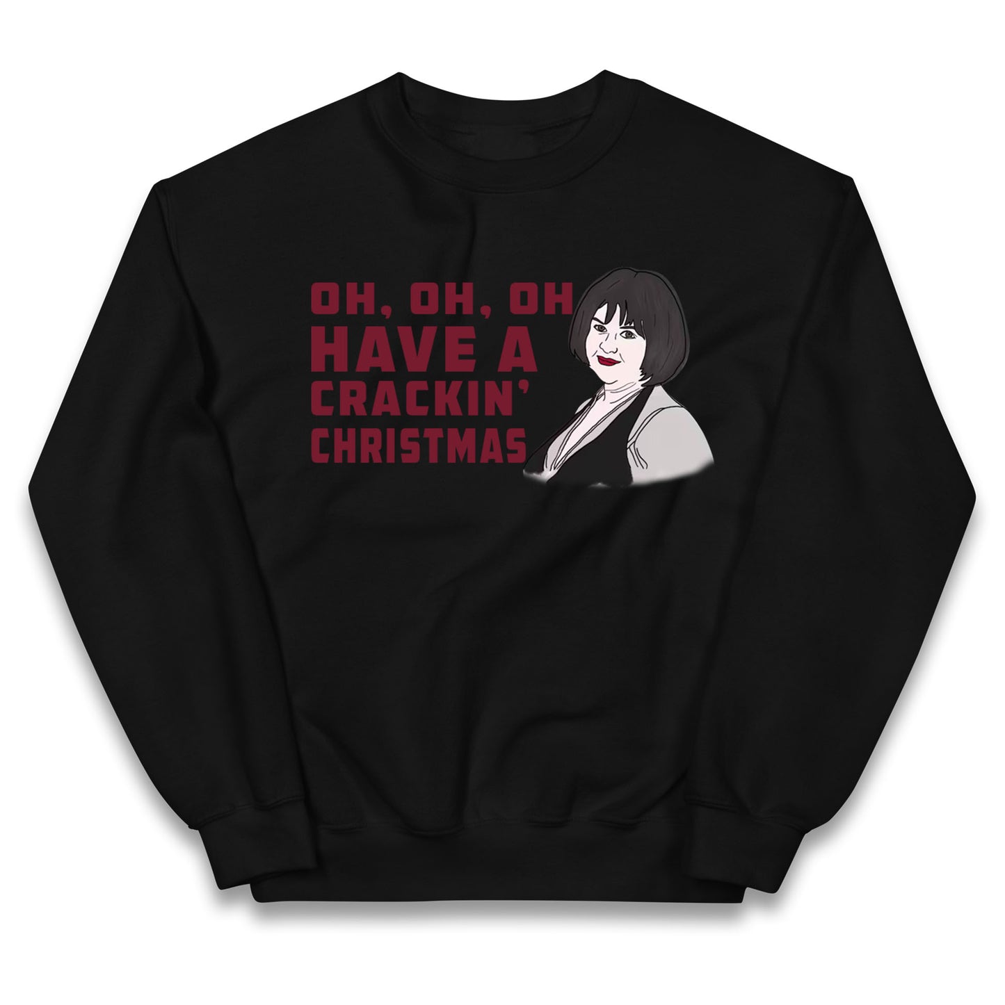 Oh My Crackin Christmas Nessa Gavin And Stacey Kids Jumper