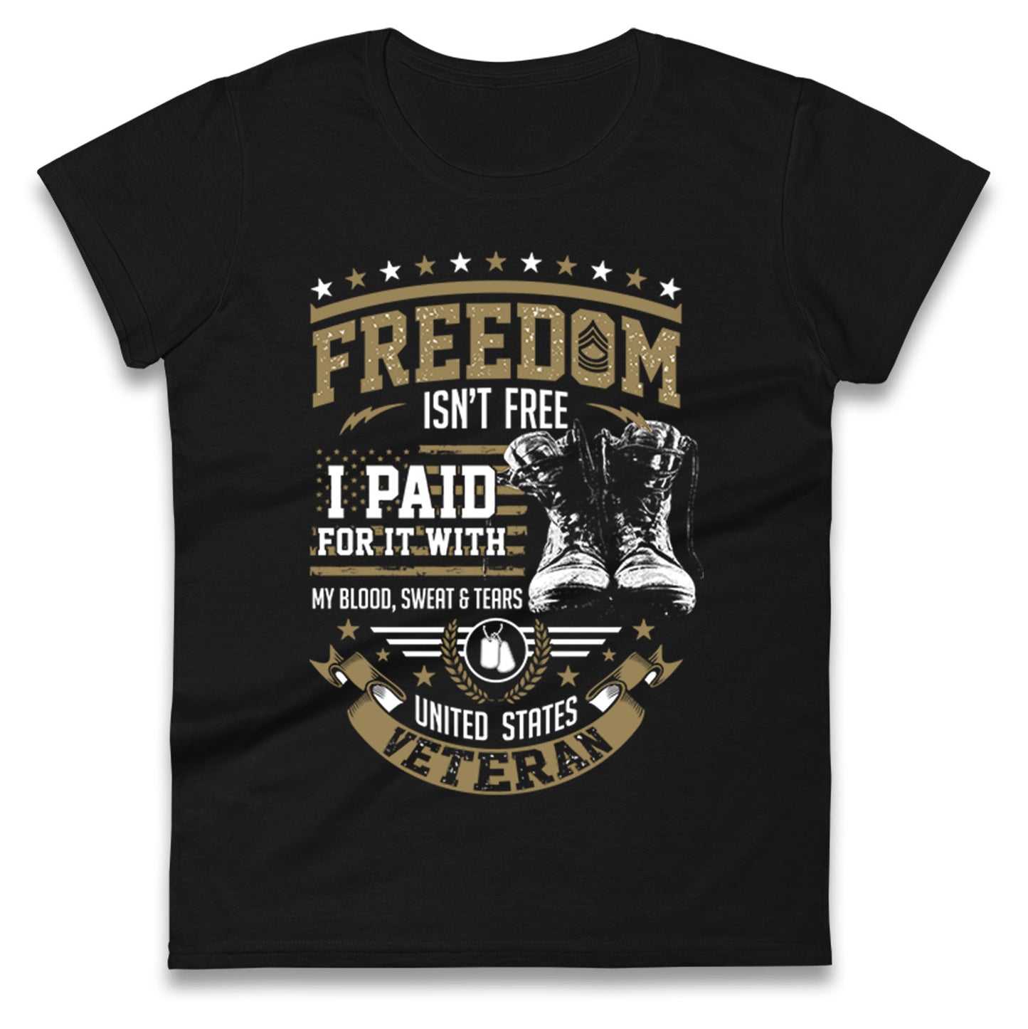 Usa Army Ladies T Shirt