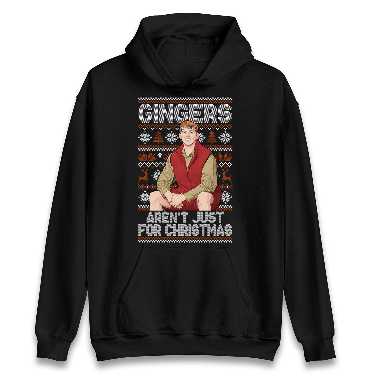 Angry Ginge Xmas Hoodie