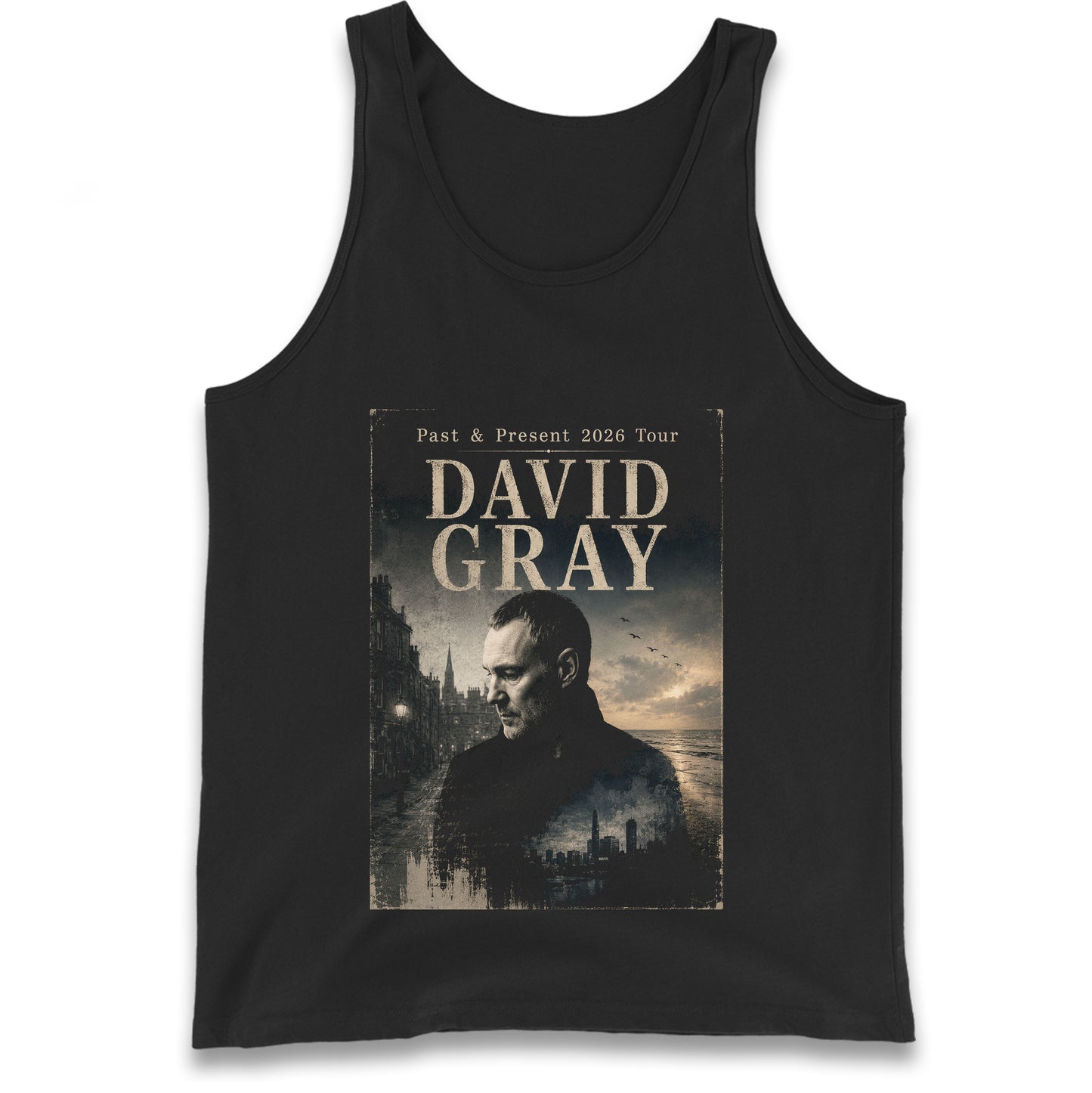 David Gray The Past And Present Tour 2026 Tank Top