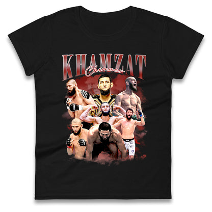 Khamzat Chimaev Ladies T Shirt