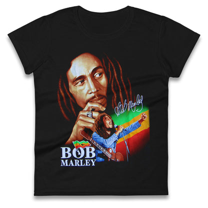 Bob Marley Iron Like A Lion Ladies T Shirt