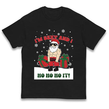 Santa Claus Ho Ho Ho Kids T Shirt