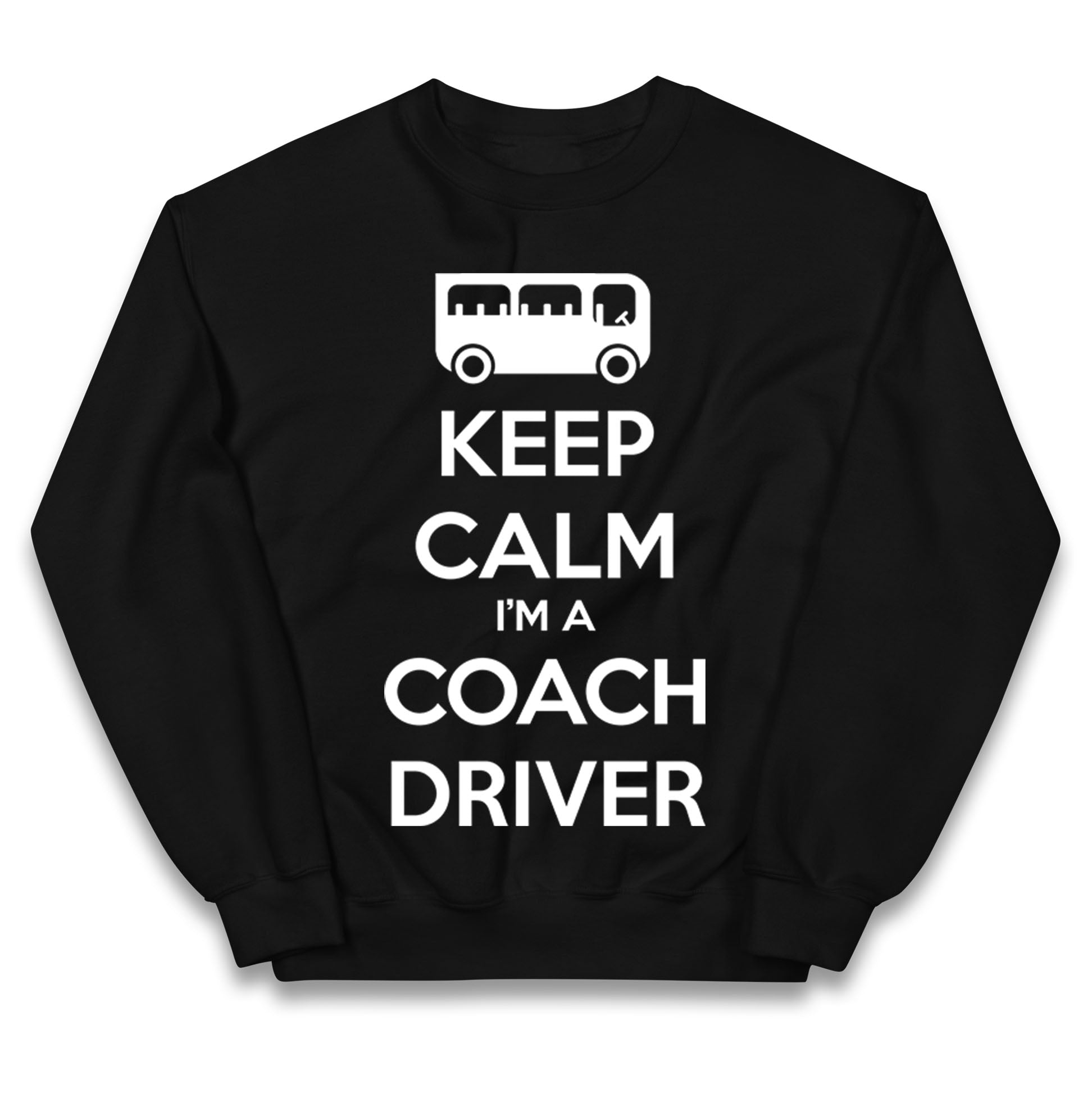 Keep Calm I’m a Coach Driver Kids Jumper