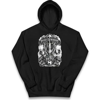 Retro Derby Watney Cup Winners 1970 Kids Hoodie