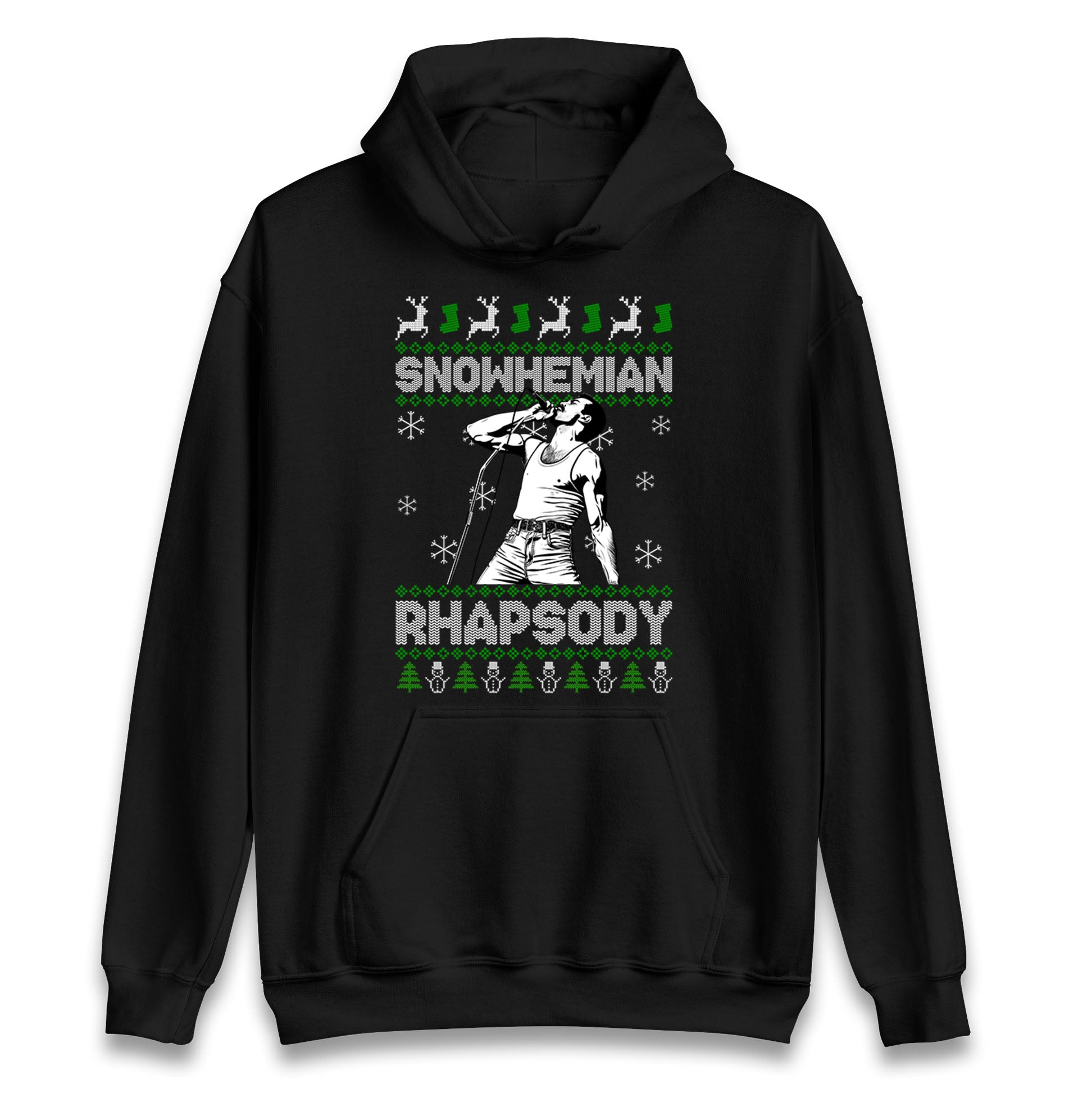 Freddie Mercury Christmas Hoodie