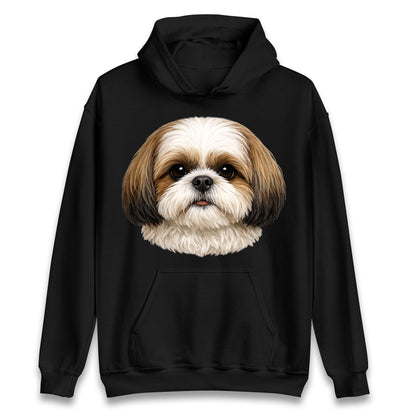 Shih Tzu Face Hoodie