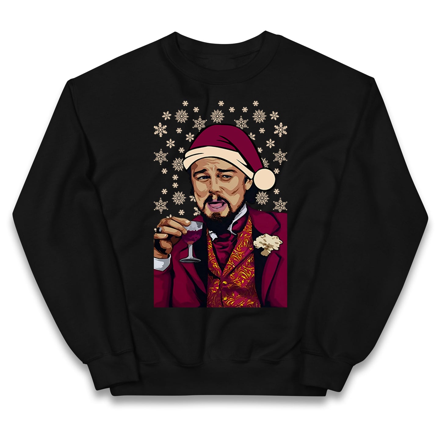 leonardo dicaprio christmas jumper