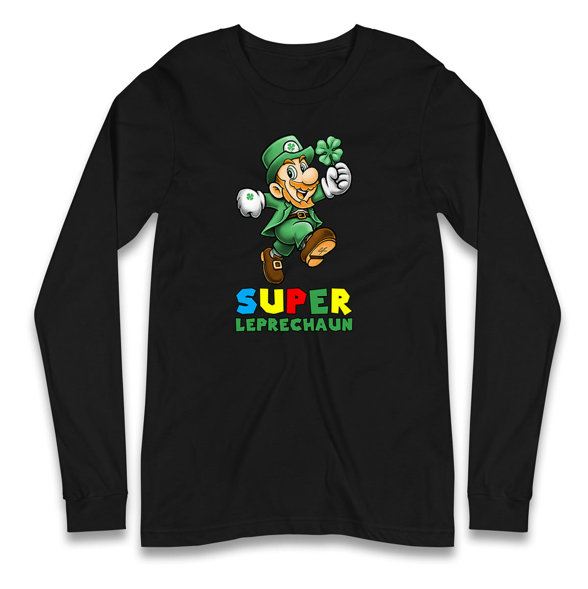 super leprechaun long sleeve t shirt