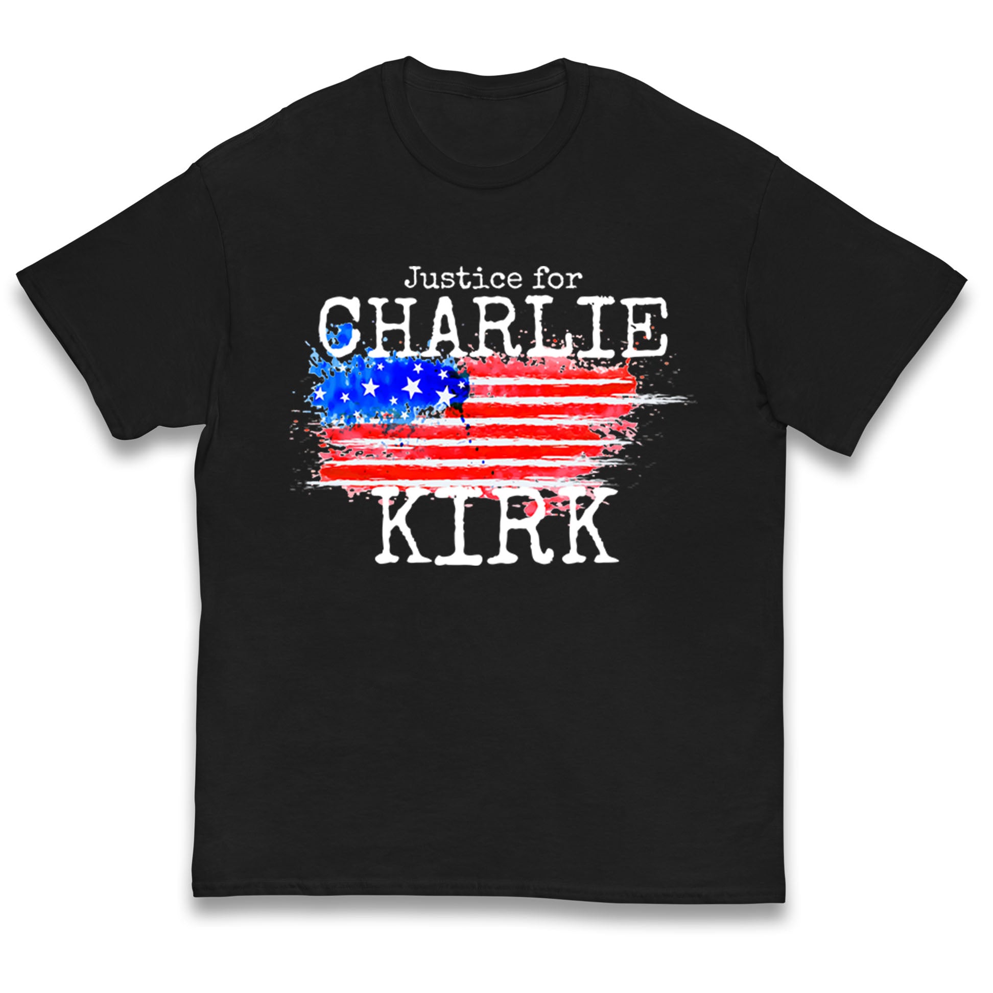 Justice For Charlie Kirk Kids T Shirt