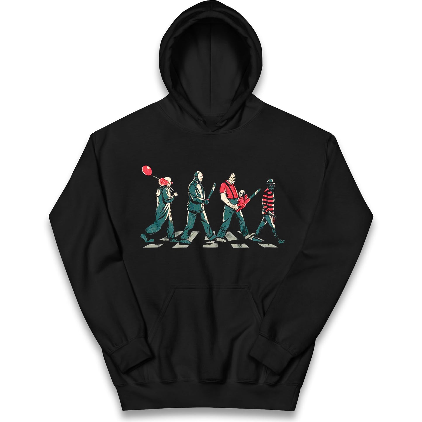 Horror Characters Friends Spoof Halloween Kids Hoodie