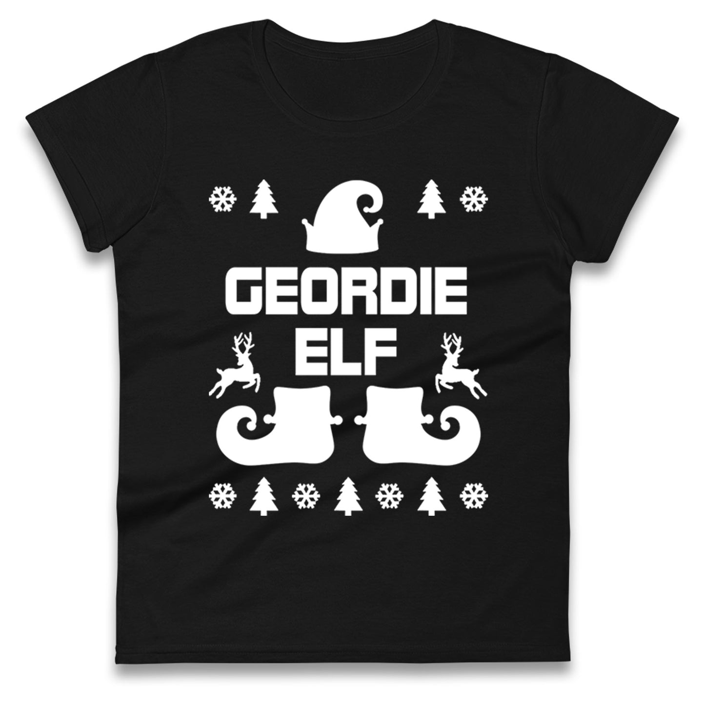 Geordie Christmas Ladies T Shirt