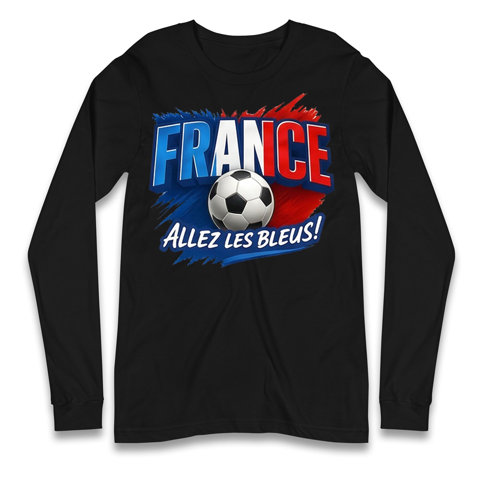 France Retro World Cup Longsleeve T Shirt