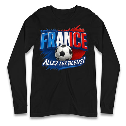 France Retro World Cup Longsleeve T Shirt