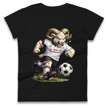 Old School Derby County Ladies T Shirt