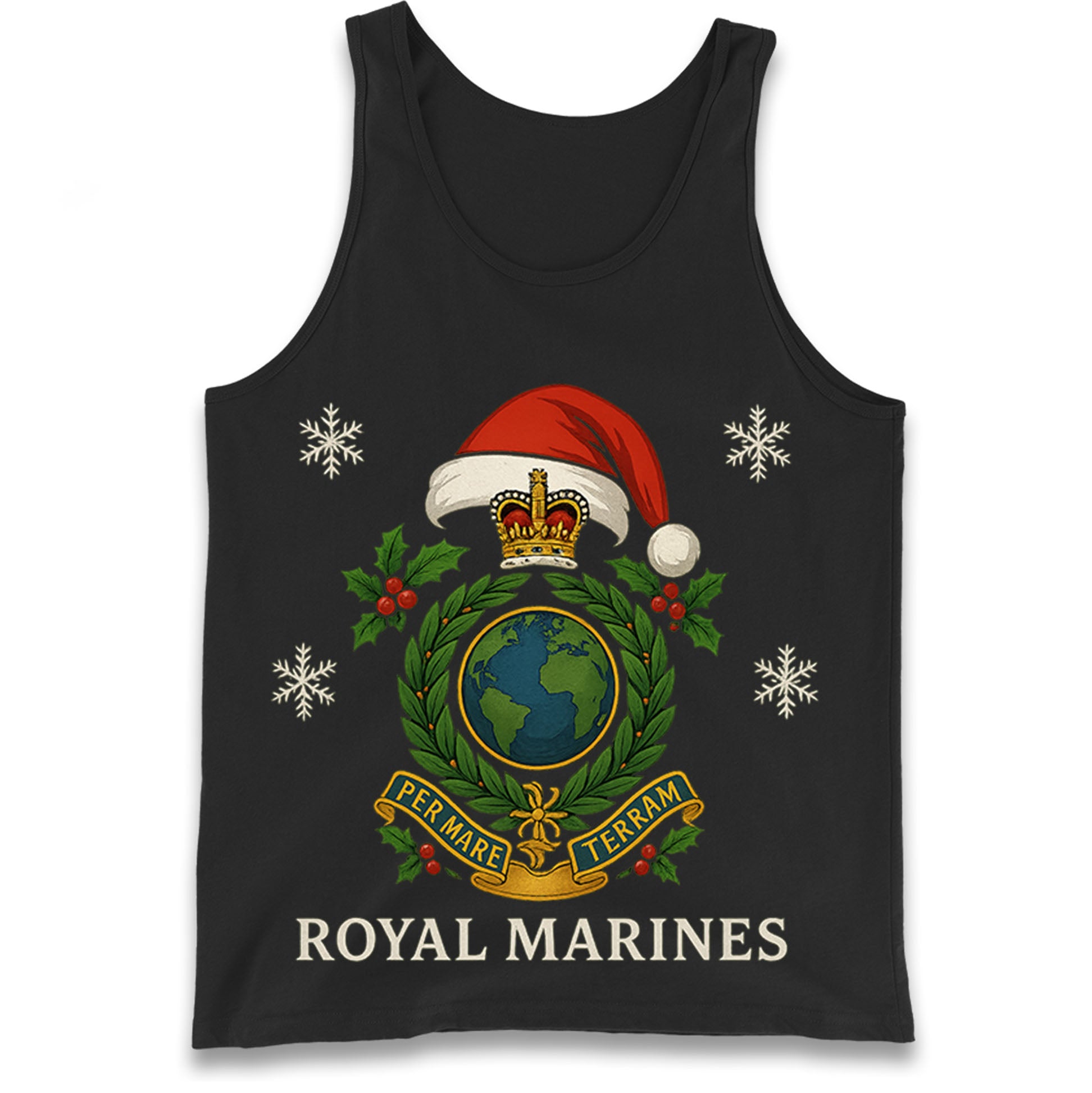 Royal Marines Christmas Tank Top