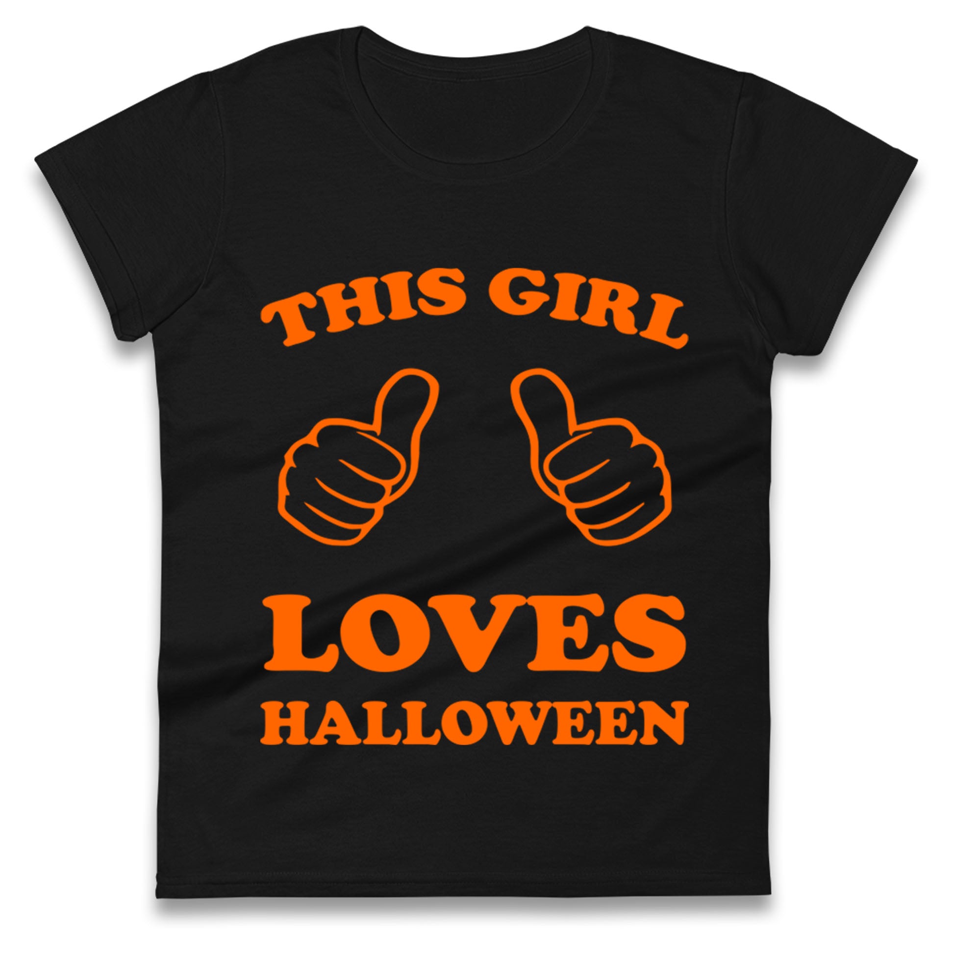 This Girl Loves Halloween t shirt
