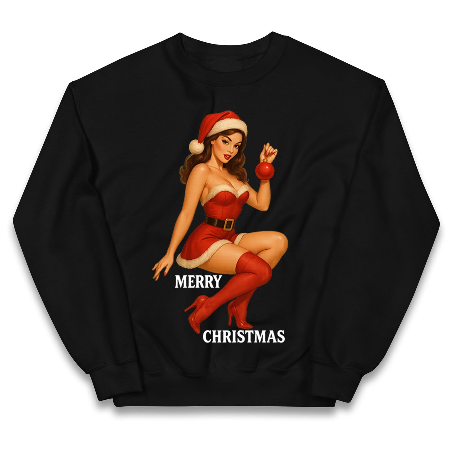 Merry Christmas Sexy Christmas Kids Hoodie
