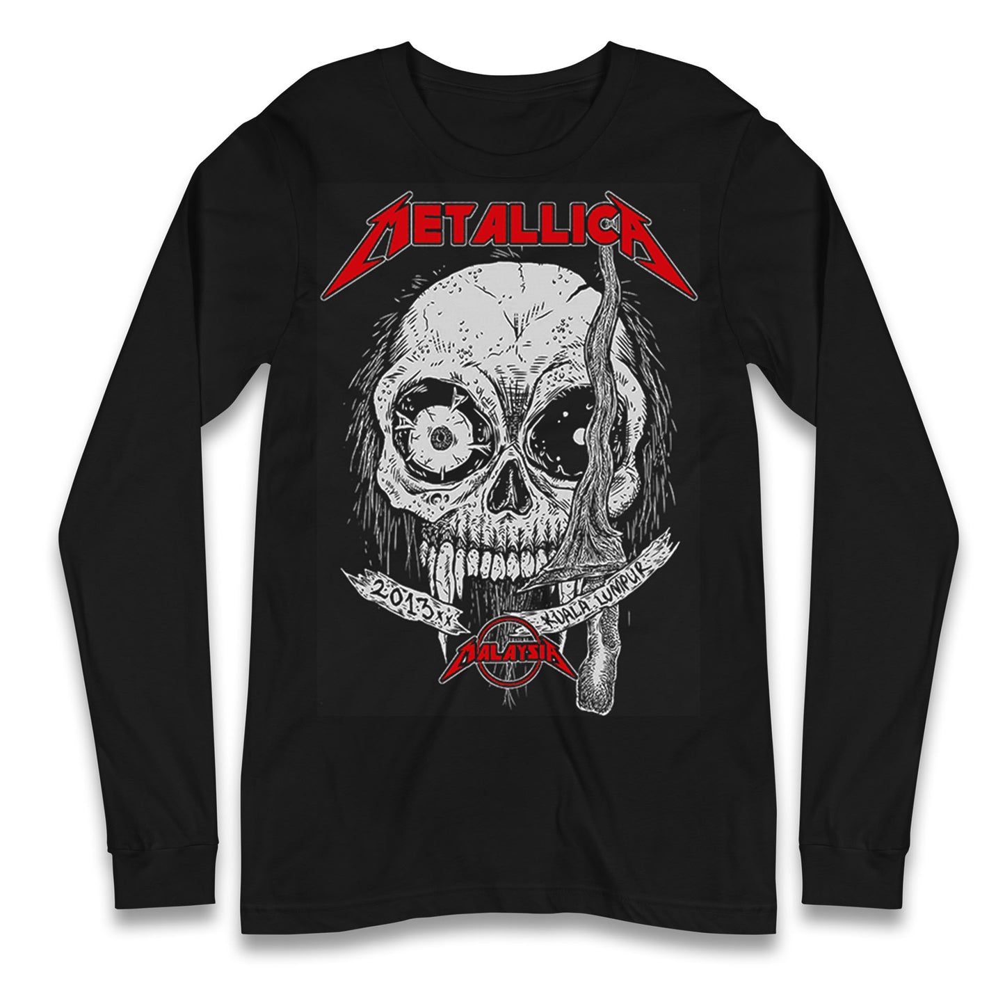 Metallica 2013 Kuala lumpur Longsleeve T Shirt