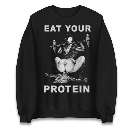 Breakfast Of Champions Eat Your Protein SarcasticJumper