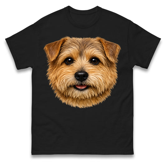 Norfolk Terrier Dog Face T Shirt 