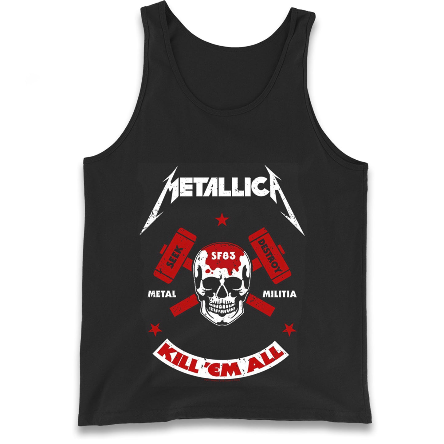 Metallica Seek Destroy Tank Top