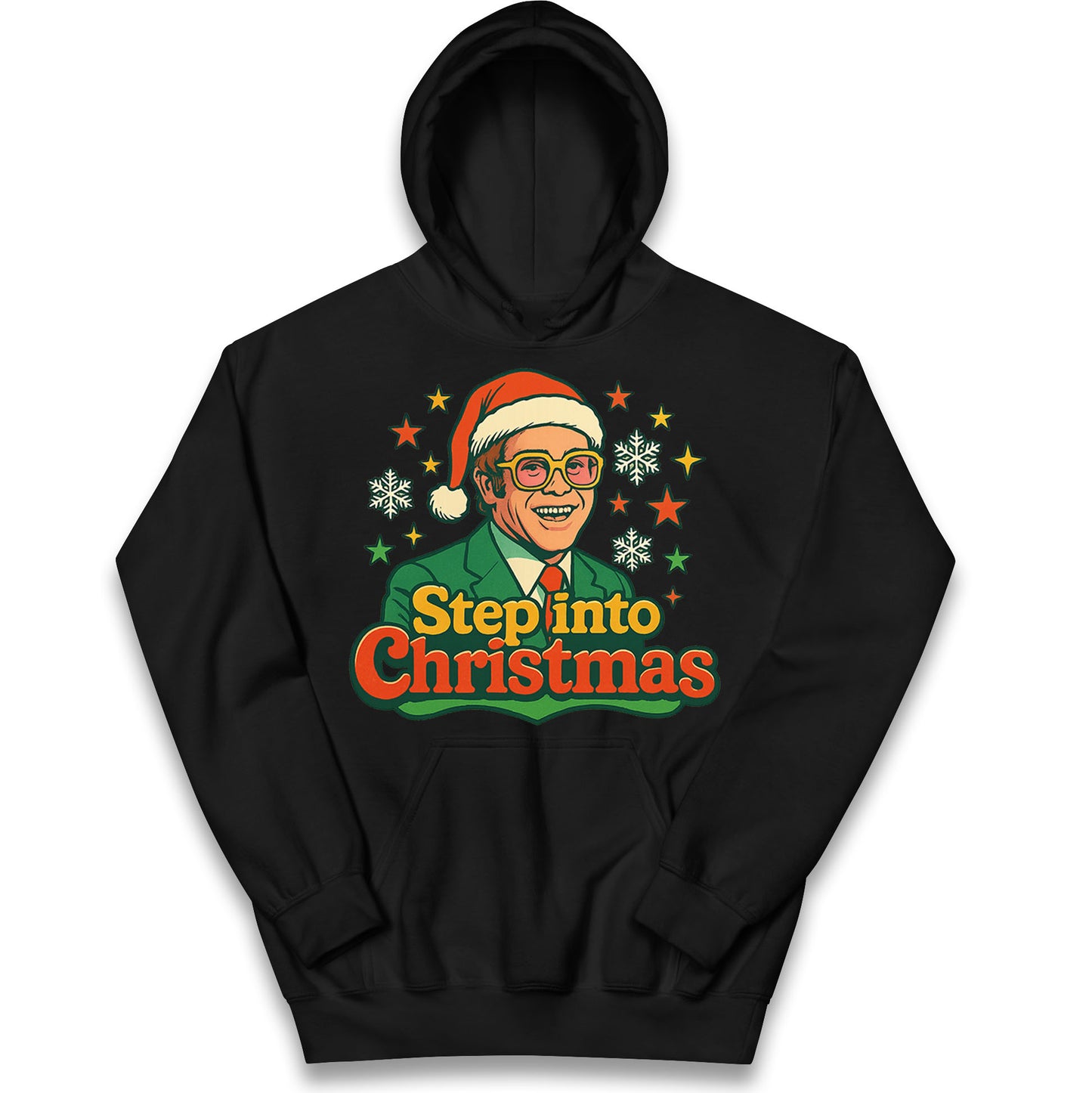 Elton John Christmas Kids Hoodie 