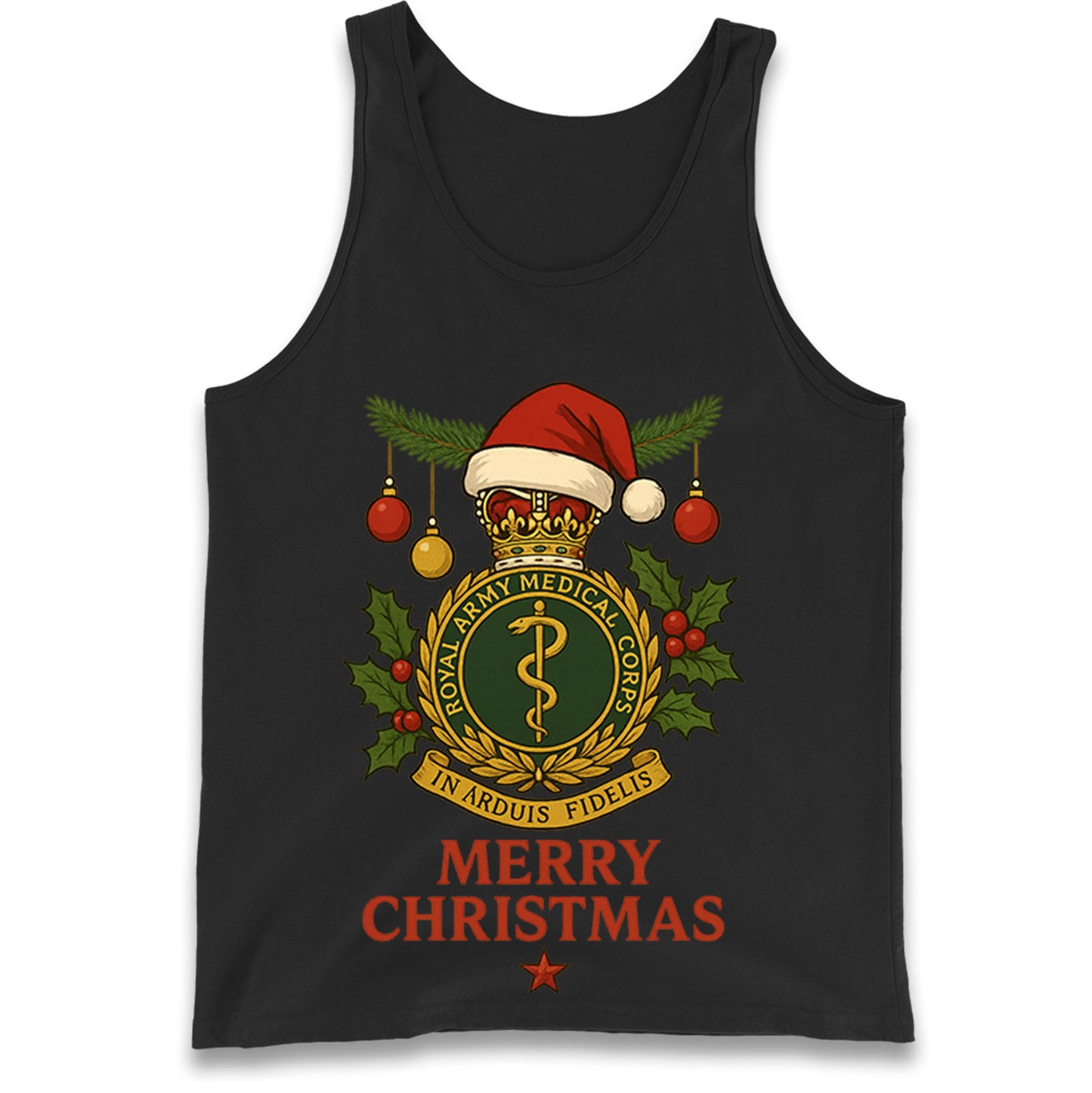 Royal Army Medical Corps Christmas Tank Top
