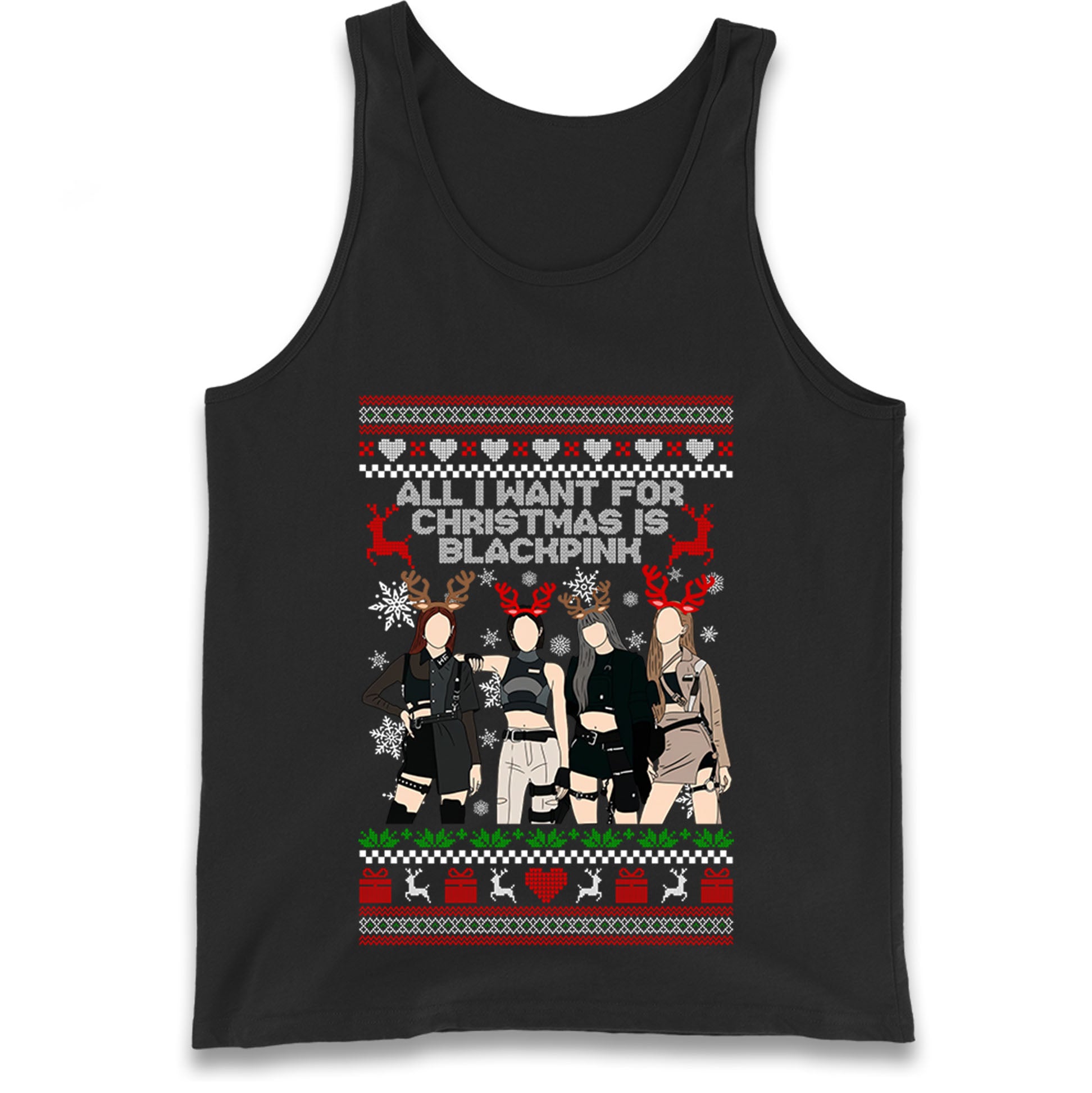 BlackPink Christmas Tank Top
