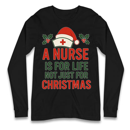 Nursing Christmas Longsleeve T Shirt